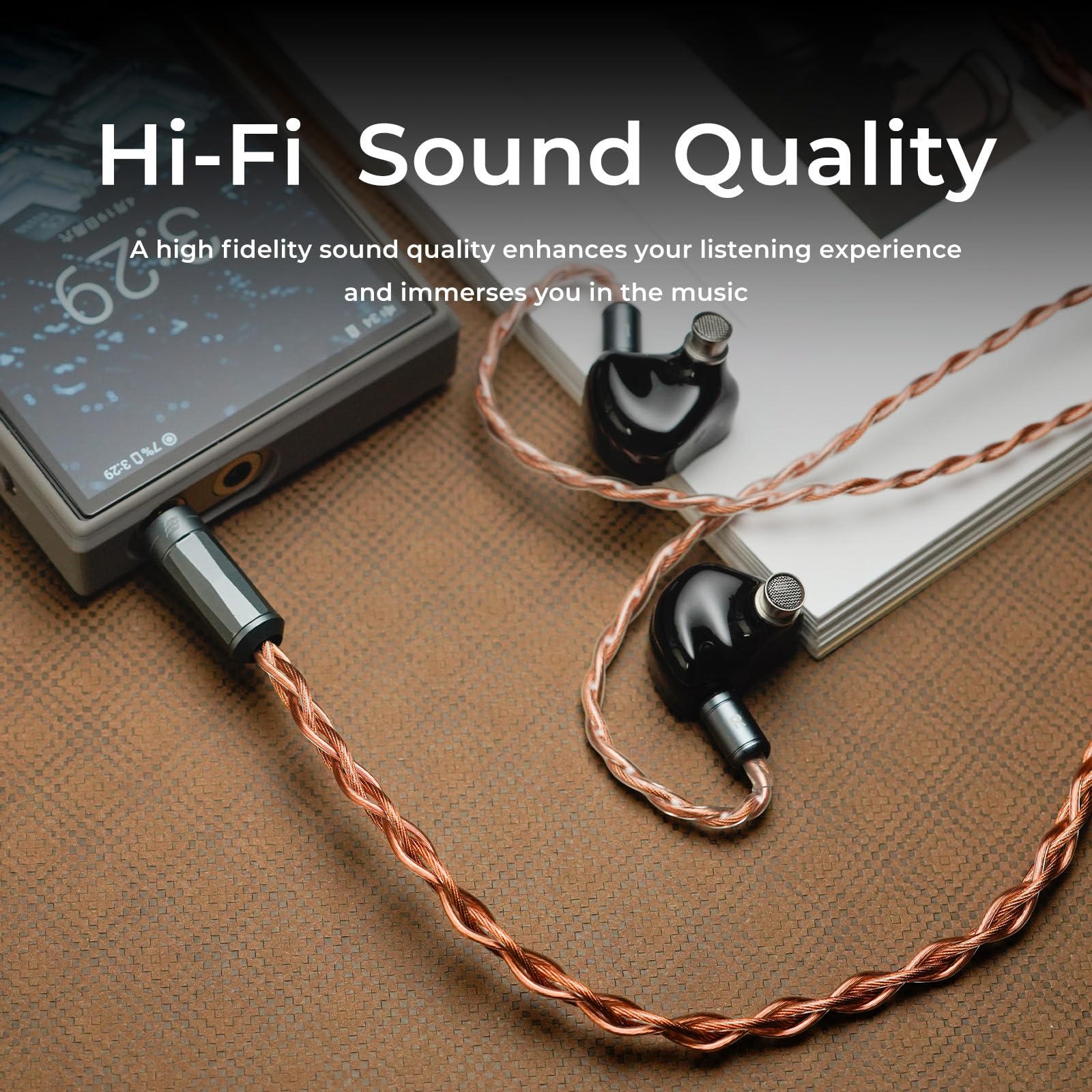 Amazon.com: HiFiGo Effect Audio Ares S Lite 4-Wire IEM Cable, UP